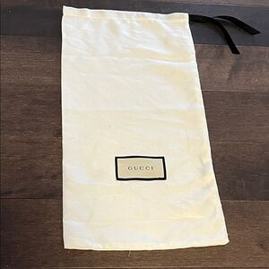 Gucci Cream Dust Bag